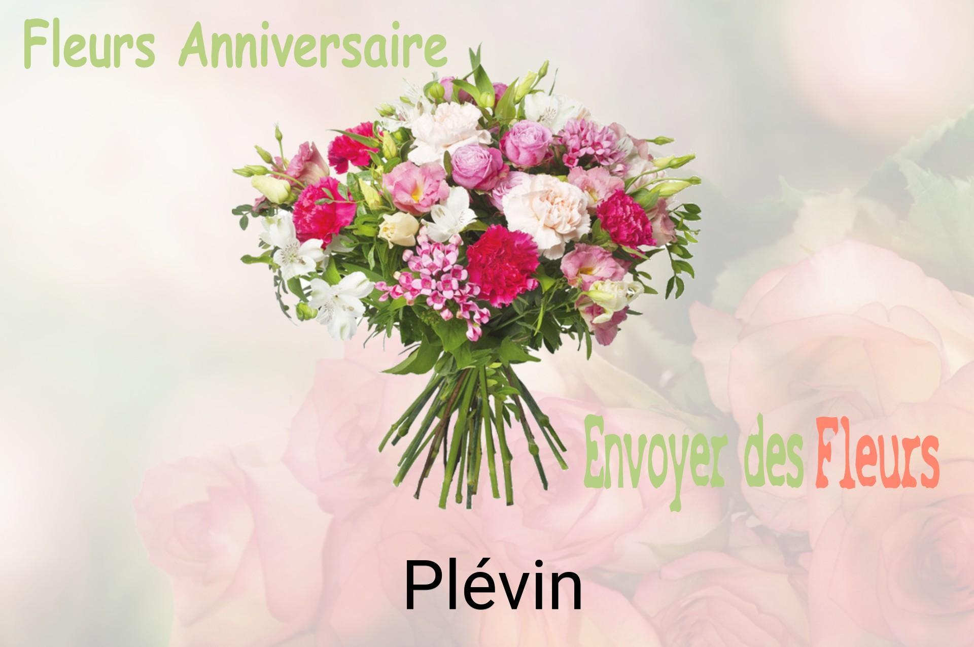 Bouquet de fleurs d’anniversaire livré à Plévin