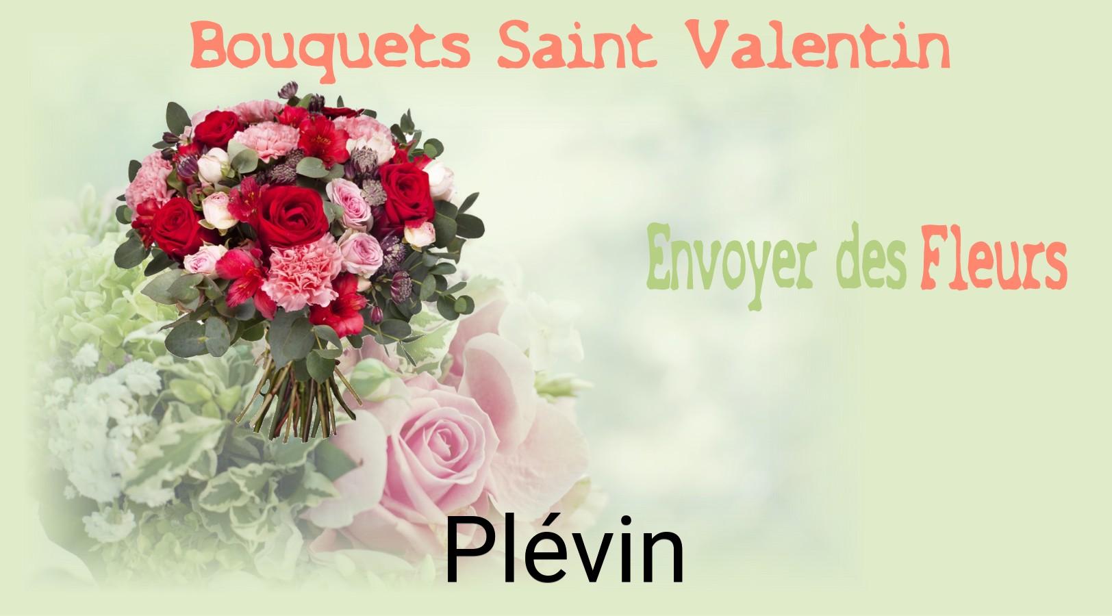 Roses de Saint-Valentin livrées à Plévin